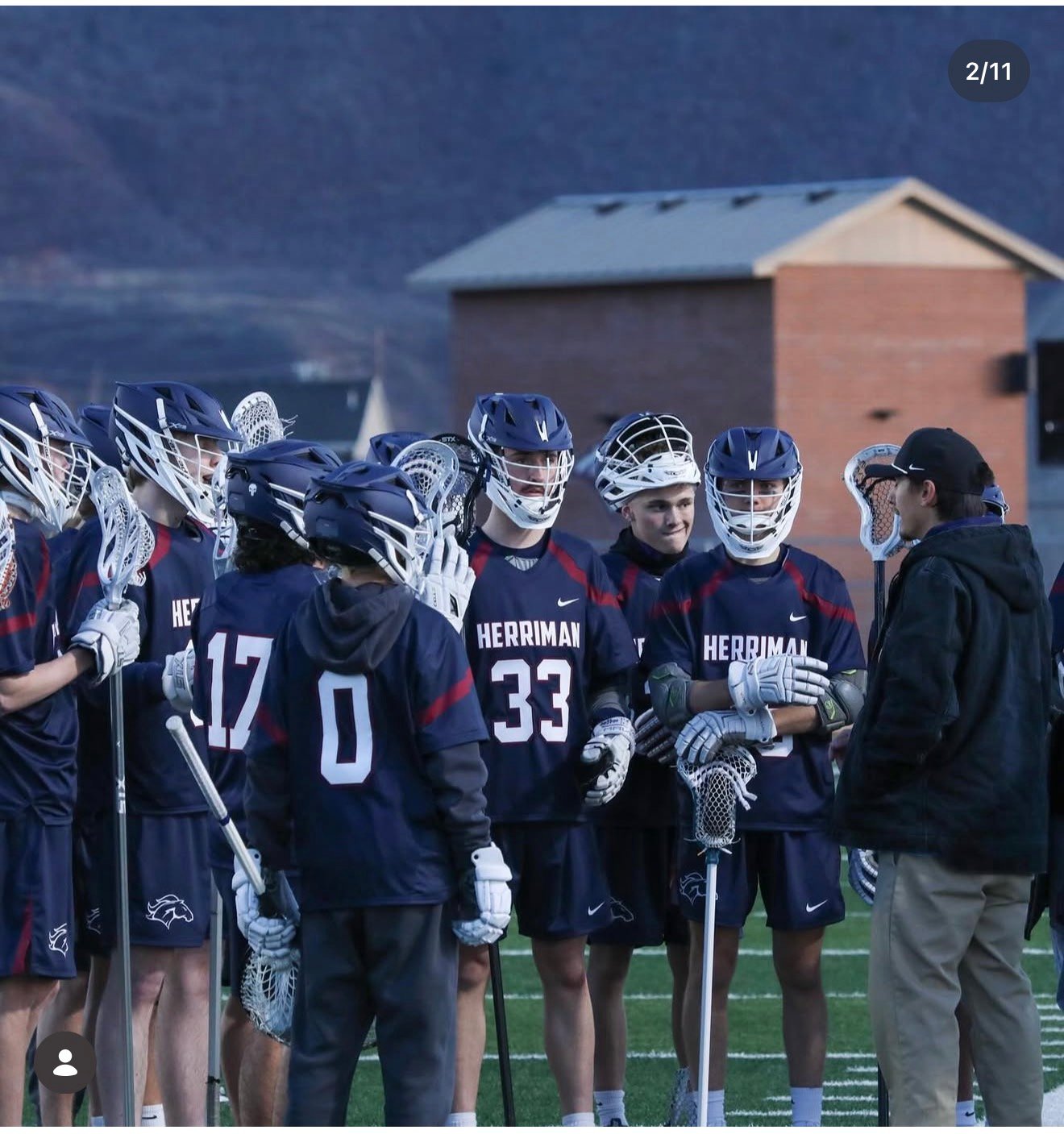 Coach Dominick lacrosse training photo 1